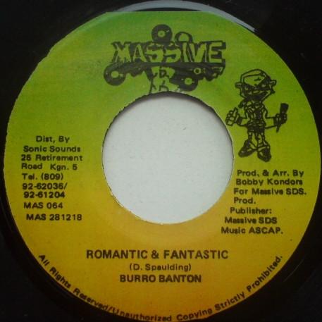 7inch Record BURRO BANTON - Romantic & Fantastic MAS064 Massive B Jamaica Reggae, Ska & Dub Used