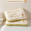 1Pc Bear Embroidered Pillow for Kidsren and Students Partitioned Neck Pillow Pillow Core