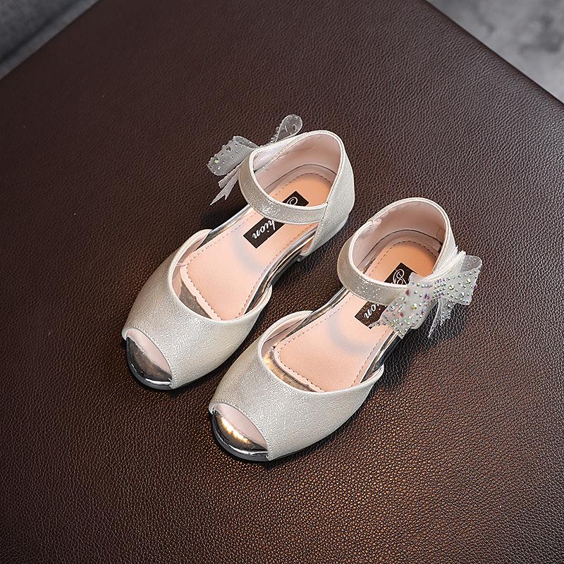 Туфли с цветами и стразами для девочек, модельные туфли на низком каблуке с цветочным принтом для свадебной вечеринки, туфли-лодочки, туфли принцессы для детей ясельного возраста