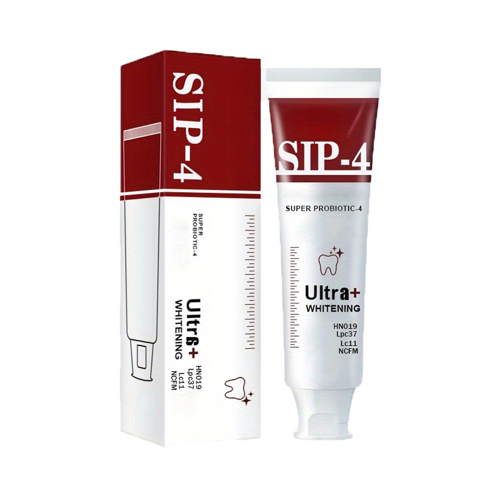 Усовершенствованная отбеливающая зубная паста с пробиотиками — освежение дыхания, уход за деснами и удаление пятен, не раздражает, улучшает здоровье полости рта