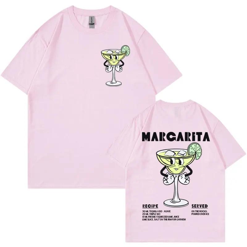 Margarita Meme Tshirt Funny Cocktail Unisex Vintage Cartoon Tee Shirt Men Fashion Aesthetic Summer Pop Art Short Sleeve T Shirt