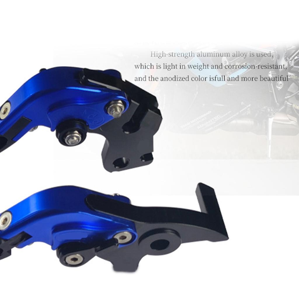 Easy Install foldable Brake & Clutch Levers Foldable Motorcycle Brake & Clutch Levers Simple Installation for Motorbike