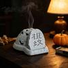 Подарки на новоселье для друзей 3D-печатная надгробная плита-благовонница, Держатель для надгробия, Пепельница, Настольная конусная благовонница, Креативное настольное украшение