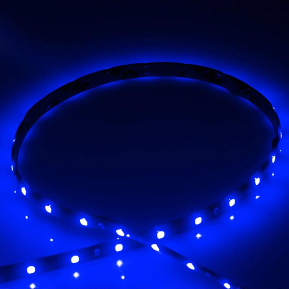 30 см Автомобильная гибкая светодиодная лента 5 светодиодов водонепроницаемая моторная штанга гирлянда дневные ходовые огни светодиодные фонари окружающего света атмосферные лампы