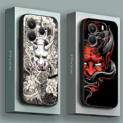 Чехол для телефона для Xiaomi Redmi 15C 14C 12C 13C 4G Redmi Note 15 14 13 12 11 10 Pro Plus 12S Мягкий чехол Японское искусство Самурай Ниндзя