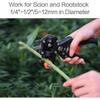 2-in-1 Grafting Tools Pruner Kit, V-graft U-graft, Perfect For Fruit Tree Grafting, Including Grafting Tapes, Grafting Knife & Replacement Blades