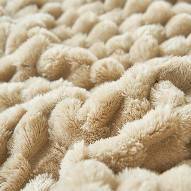 Многофункциональное зимнее одеяло Golden Turtle Velvet - мягкое и толстое для обеденных перерывов, односпальное или двуспальное