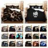 Skull Duvet Cover Adult Bedding Suit Bedclothes Youth Bedspread Pillowcase