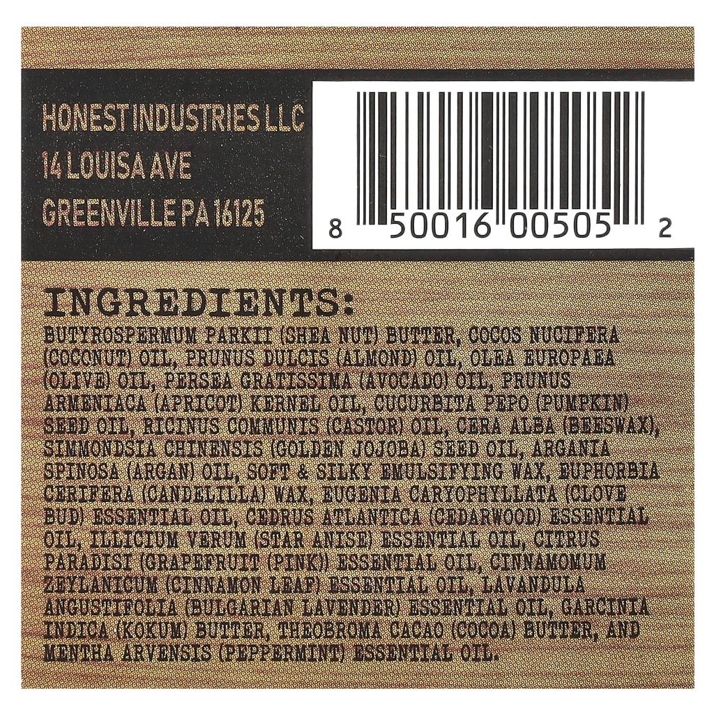 Honest Amish Бальзам для бороды, 2 унции (60 мл)