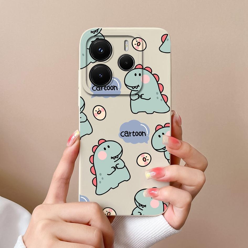Для Redmi Note 12R 12Turbo 11 12 14 12S 11S 11E 14S 11T Pro Plus 4G 5G чехол для телефона Naughty Dinosaur Advanced силиконовый защитный корпус для Redmi Capa
