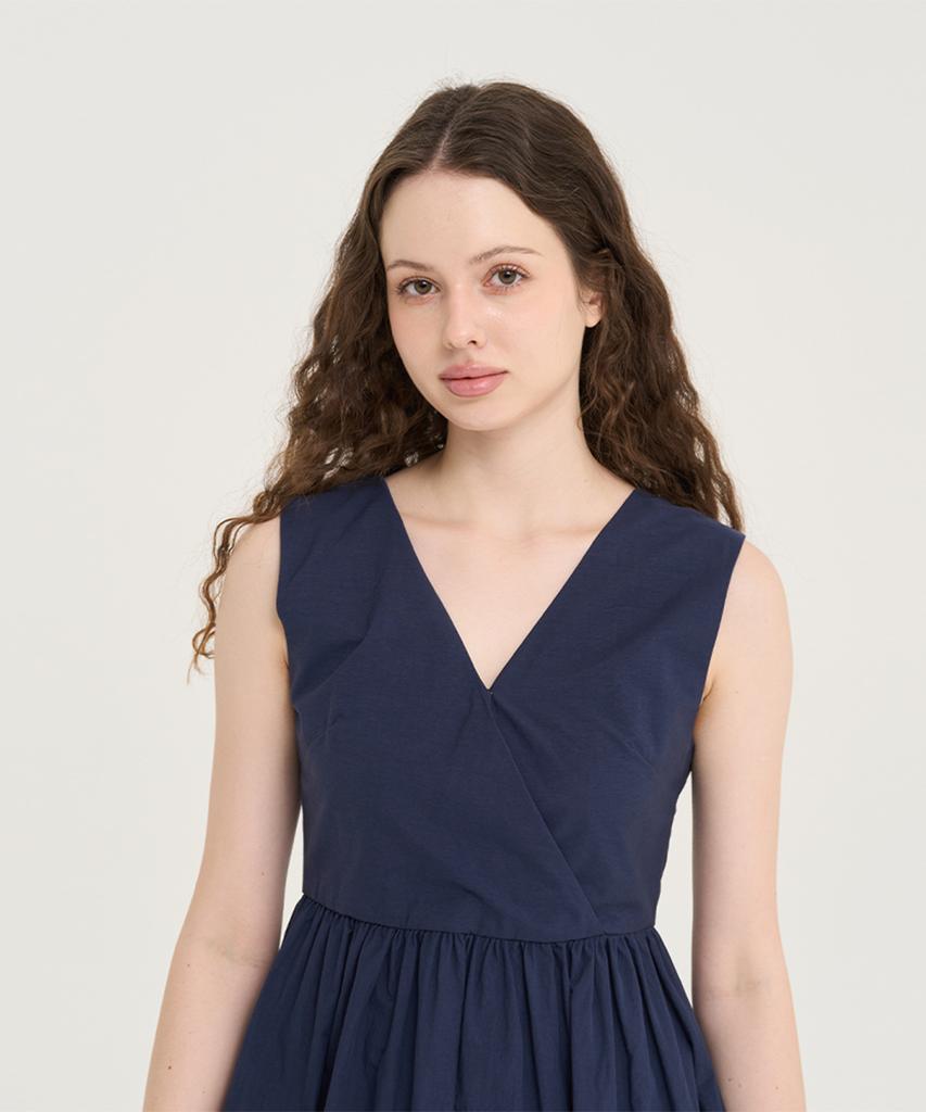 Reve Hearted Bear Grace Dress - Navy