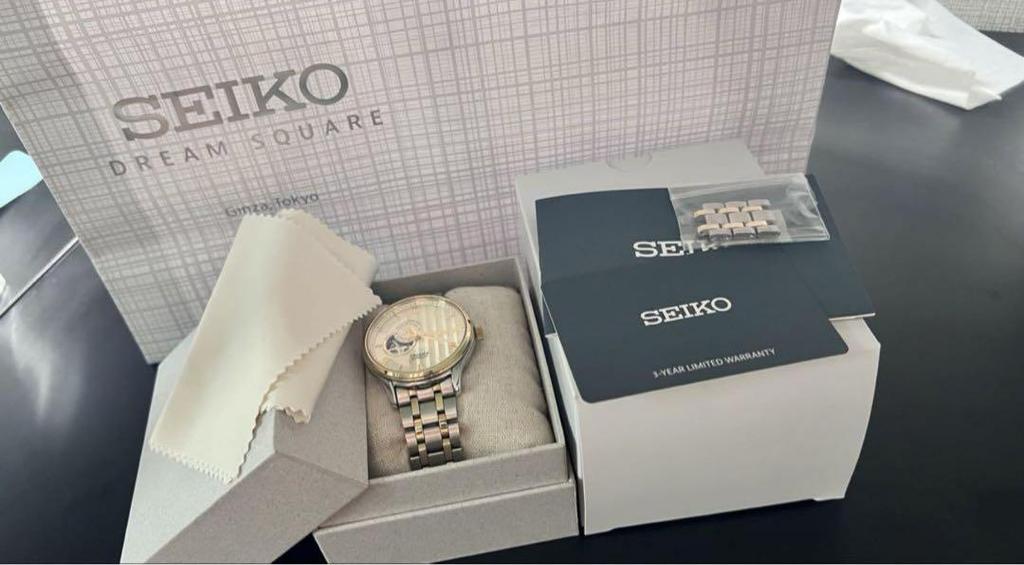 [Б/У] Часы SEIKO Presage Серебристые/Золотистые