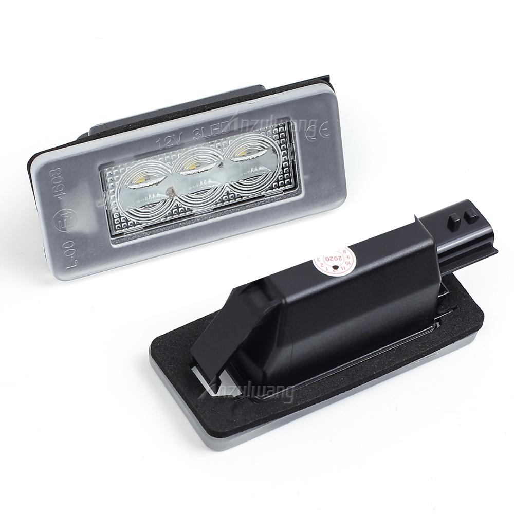 Светодиодные фонари номерного знака для Nissan Serena C27 Altima Suzuki Landy Dacia Duster Авто задние фонари