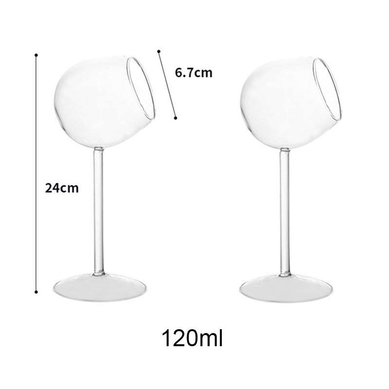 2 шт. 120 мл прозрачный скошенный стаканчик для коктейля бокал для бара свадебная вечеринка стеклянная посуда забавная молекулярная гастрономия коктейльный стаканчик