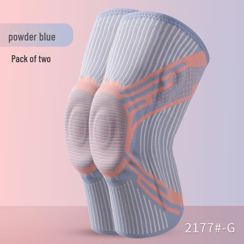 Мужские силиконовые наколенники - спортивная защита для бега, фитнеса, баскетбола, прыжков; Теплая компрессия с поддержкой надколенника.