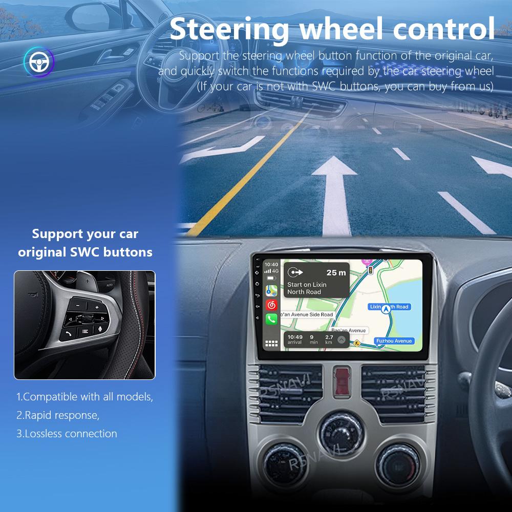 Autoradio Stéréo Android 16 pour Toyota Rush DAIHATSU TERIOS 2006-2016 avec Carplay Auto, Unité Centrale Stéréo RHD Snapdragon