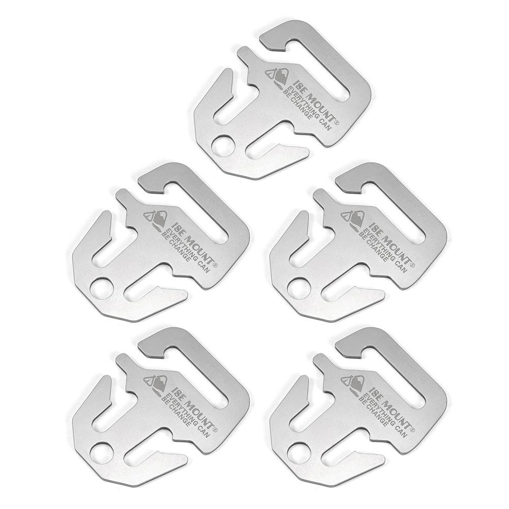 5/10Pcs Awning Fixing Buckle Stainless Steel Tight Rope Buckle Awning Canopy Fastener for Tent Canopy