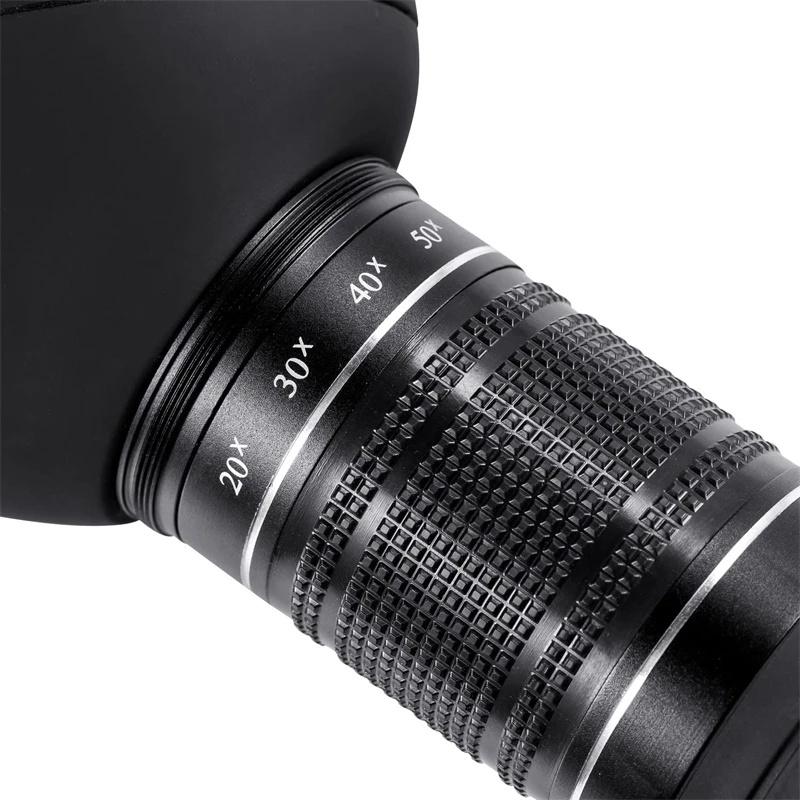 20-60x80 Spotting Scope Zoom Dual Focus FMC Bak4 Waterproof Powerful Telescope Camping Equipment for Hunting BirdWatching