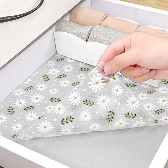 1 рулонный коврик для ящика, нескользящий, водонепроницаемый, для кухонного шкафа, легко моющийся, защитный коврик для полки для дома