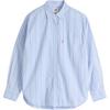 Levis Удобная Универсальная Модная Повседневная Свободная Рубашка с Длинным Рукавом Женские топы 001HM-0014