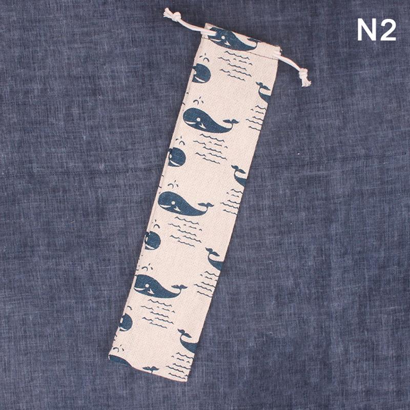 1 шт. многоразовый соломенный мешочек для металлических соломенных столовых приборов, красочный дорожный походный палочки для еды ложка вилка нож сумка для хранения контейнер