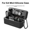 Силиконовый защитный чехол для беспроводного микрофона DJI Mic 3, противоударный, защищающий от царапин, для передатчика и приемника, а также зарядного устройства.