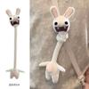 Long Neck Evil Sausage Dog & Chihuahua Plush Keychain Pendant Cute Stuffed Animal Doll for Machine Gift