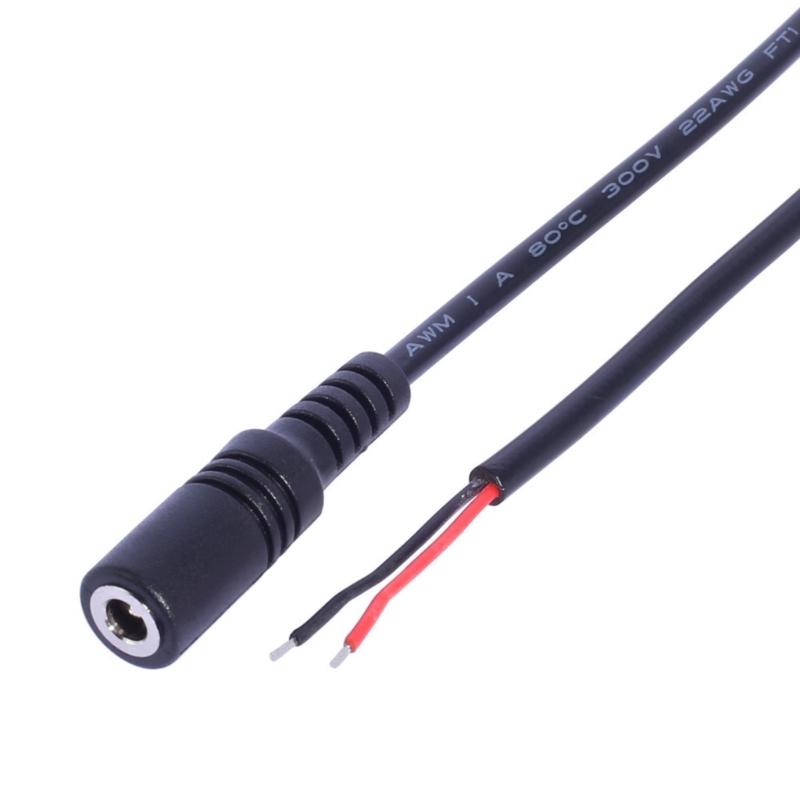 4017 Male/Female Plug to Open End Cable 4.0mmx1.7mm Plug Power Pigtails Cable for Computer Power Supply Repair