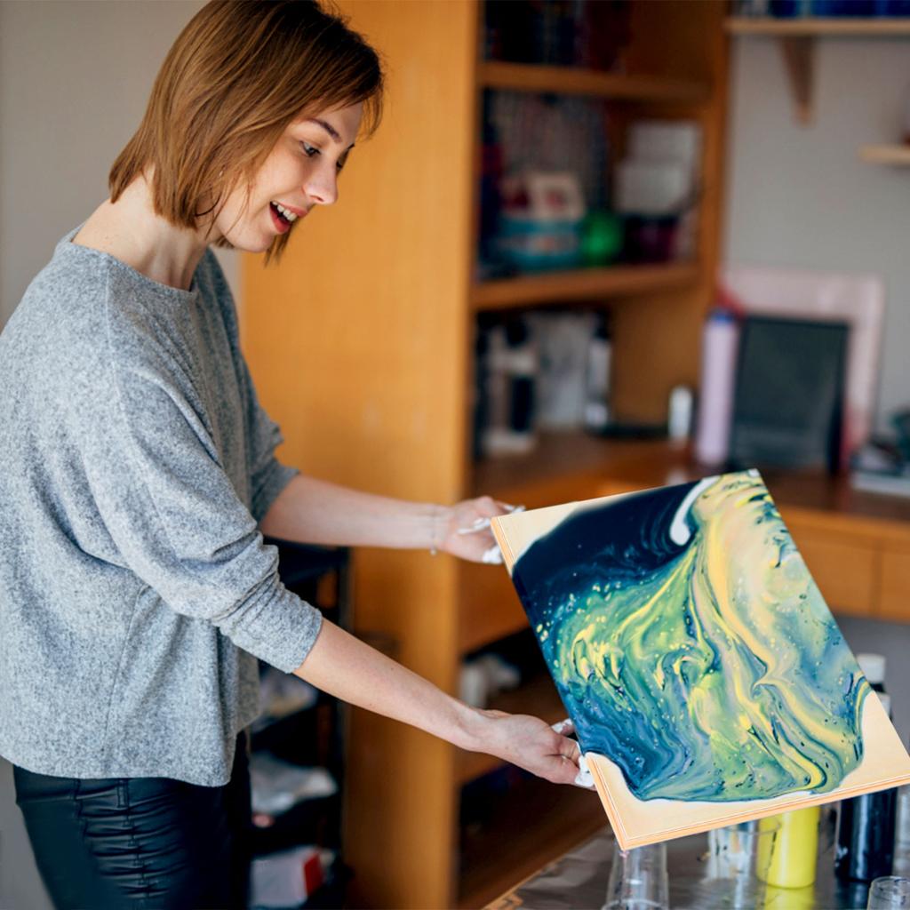 Набор из 15 нешлифованных деревянных холстов 11,8x7,9 дюйма