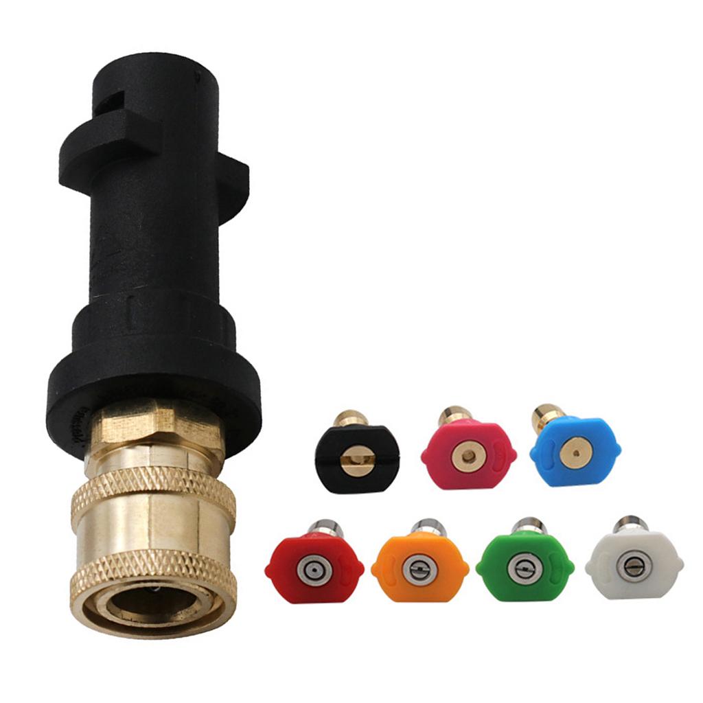 Соединение для водяных пистолетов высокого давления, аксессуар для быстрого адаптера 1/4, аксессуар для крепления распылителей для мойки высокого давления