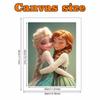 Disney Жемчужная живопись Эльза и Анна Сделай сам Жемчужная живопись Алмазная живопись Жемчужная точечная живопись Картины-поделки Подарки для взрослых новичков Декор для дома