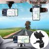360 Degree Rotation Car Dashboard Rearview Mirror Sunshade Mobile Phone Bracket