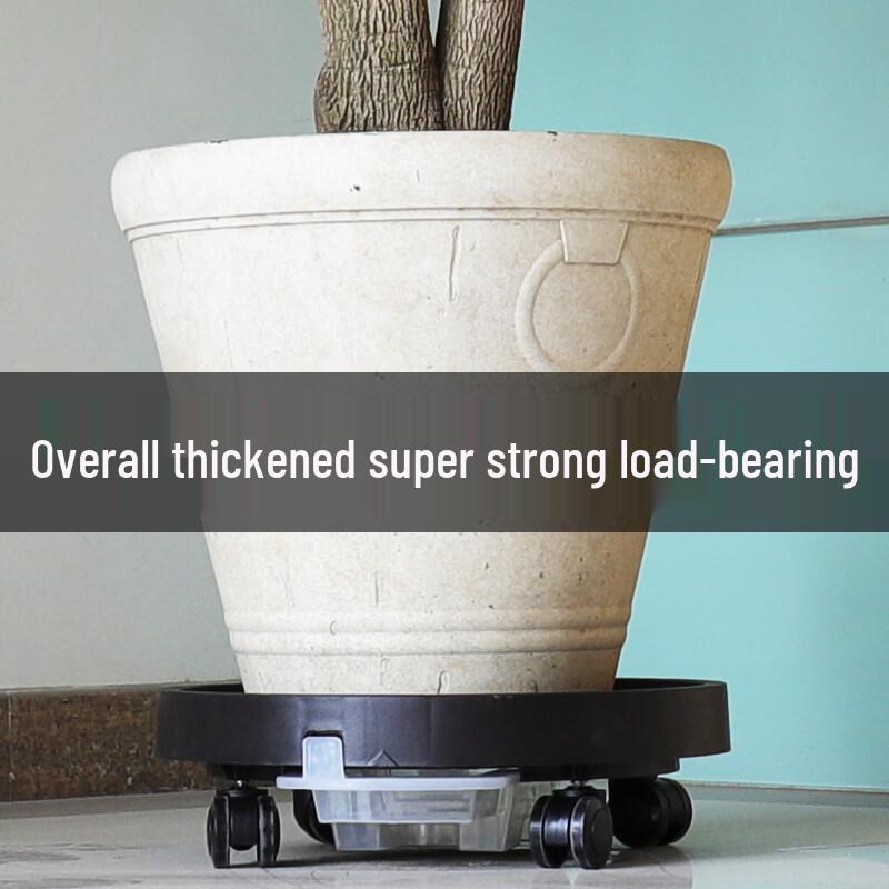 Resin Mobile Plant Caddy with Root Control