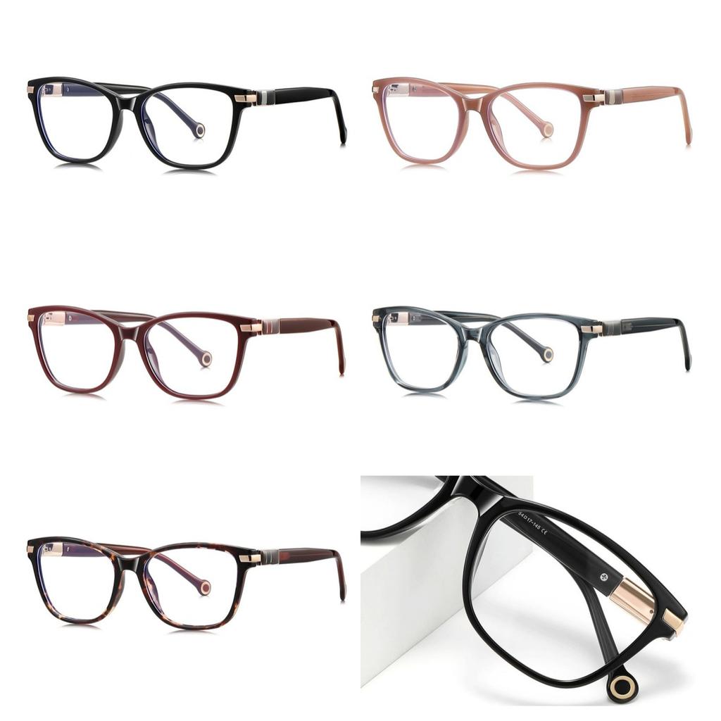 Fashion Women Cat Eye Glasses Frame Anti Blue Ray Myopia Eyewear Prescription Lens TR90 Eyeglasses for Woman