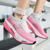 Fashio Женские спортивные туфли Уличные кроссовки для бега по шоссе с карбоновой пластиной Розовые фитнес-кроссовки для бега трусцой и тенниса Кроссовки с мягкой подошвой для зала