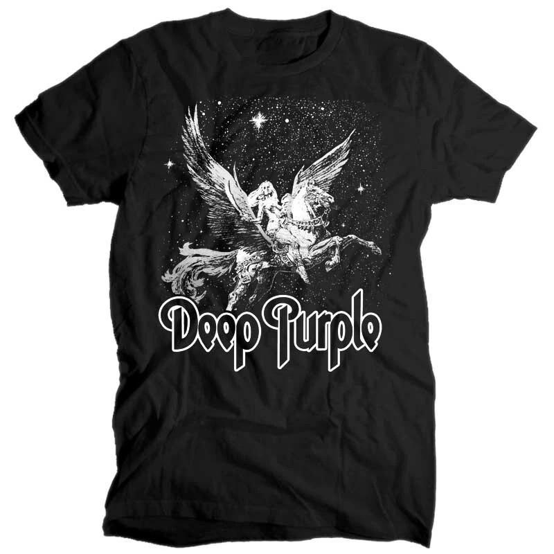 Deep Purple Stormbringer V2 Подарок для фанатов Черный S-5XL Футболка SN130 Унисекс Футболка