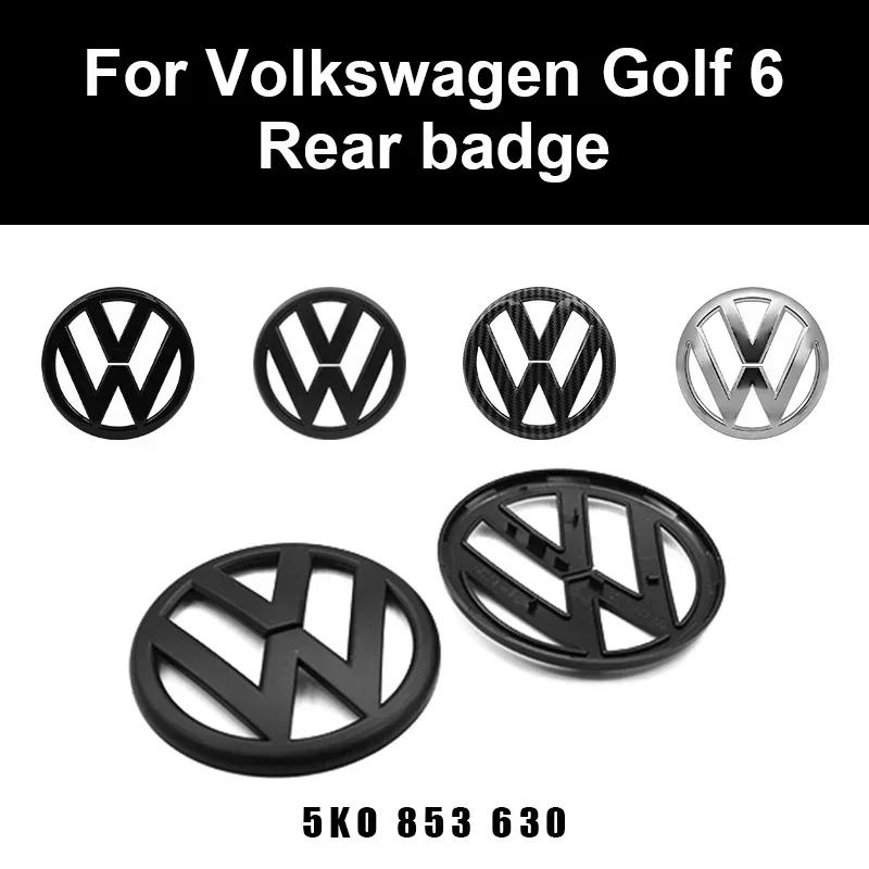 New High-Quality Black or Silver For VW Volkswagen Golf 6 MK6 Front Grille Badge & Rear Trunk Logo Cover Replacement Access