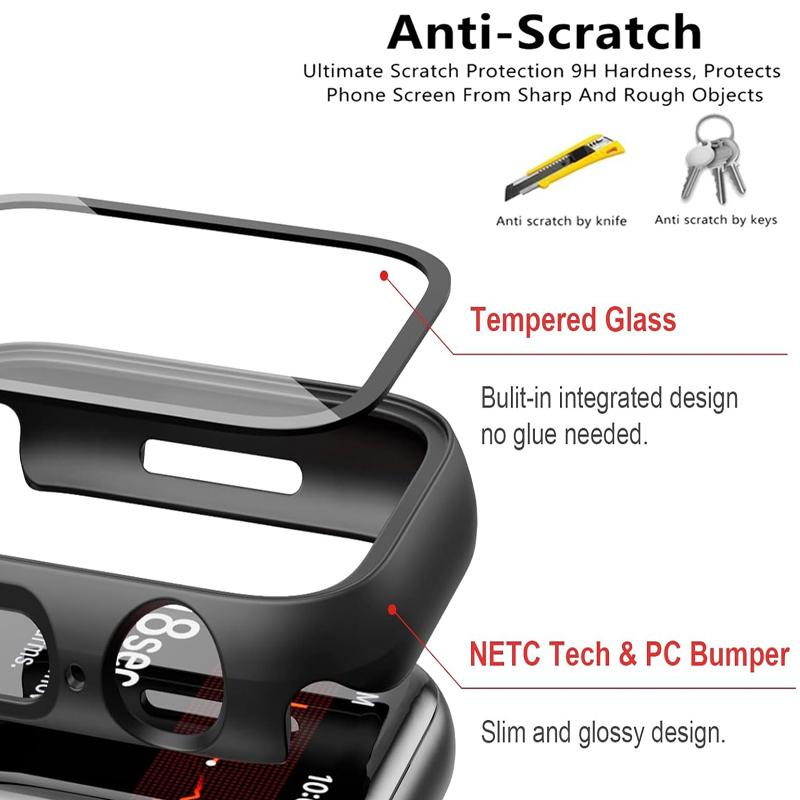 Стекло + чехол для Huawei Watch Fit 3, универсальная защита экрана, жесткий ПК-бампер, чехол для часов из закаленного стекла для Huawei Watch Fit 3