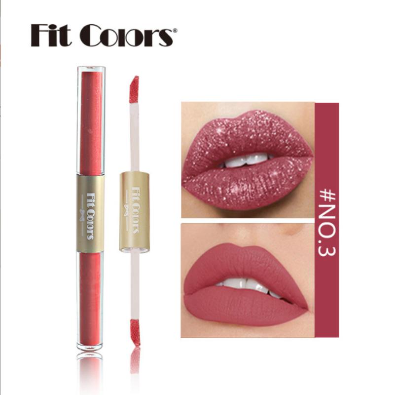 Glitter Lipstick Waterproof Liquid Lip Glaze Oil Shimmer Lipstick Makeup Jelly Lip Gloss Shiny Lip Gloss Lipstick  Matte Lip Glaze