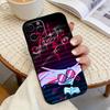 A-Angel Dust-t H-Hazbin Чехол для телефона для iPhone 17,16,15,14,13,12,11 Plus,Pro Max,XS,Мягкий силиконовый черный чехол