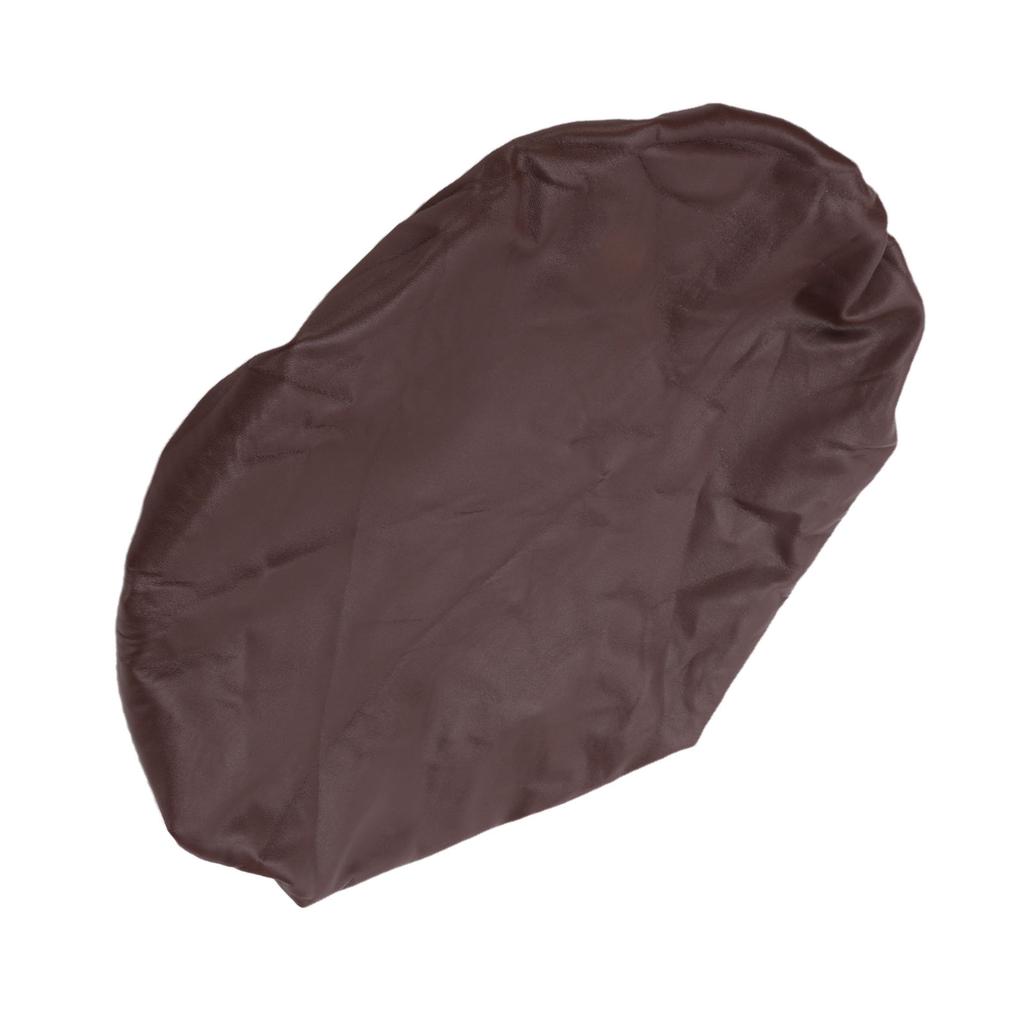 Чехол для барного стула круглый, из ПУ-кожи, эластичный, водонепроницаемый, для круглой парикмахерской стула, цвет кофе