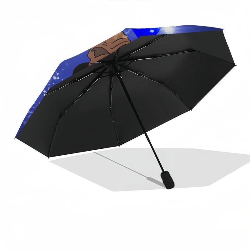 Sorcerer Mickey, Magical Moment Themed Automatic Opening and Closing Umbrella, Brightly Colored 8-rib Portable Umbrella, Suitable for Men an