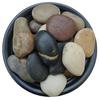 Черная полированная речная галька для подогрева пола и ландшафтного дизайна карэсансуй