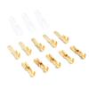 Spade Connectors Brass Wire Terminal Block Transparent Crimp Sleeve Electrical Supplies 2.8mm