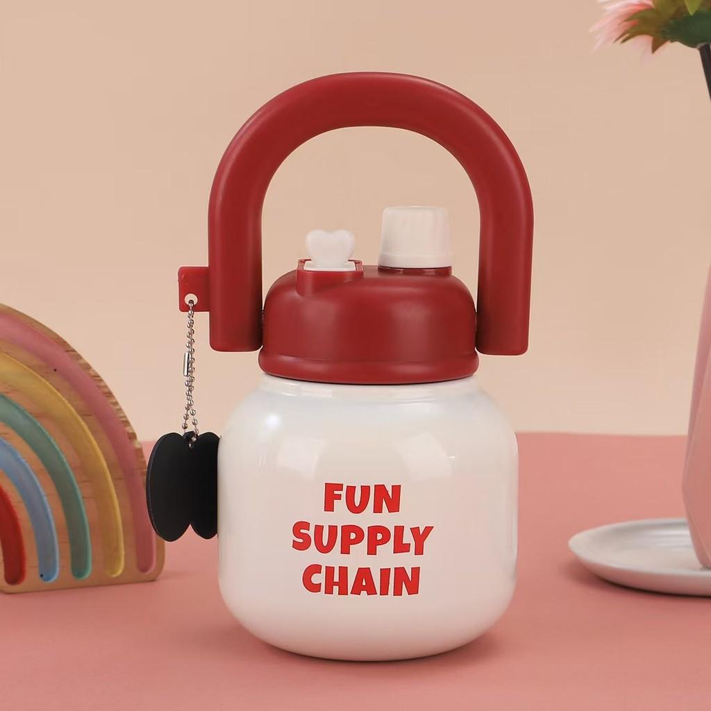 Двойной стакан 650 мл Большой емкости Пластиковая чашка-термос Подарок Вода Модные чашки