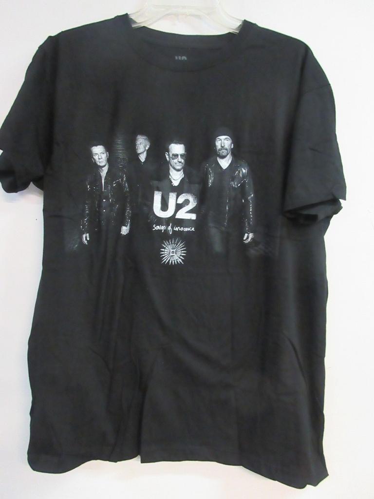 26 U2 OFFICIAL MERCH BONO SONGS OF INNOCENCE 2024 CONCERT BAND MUSIC T-SHIRT LARGE Unisex T-Shirt