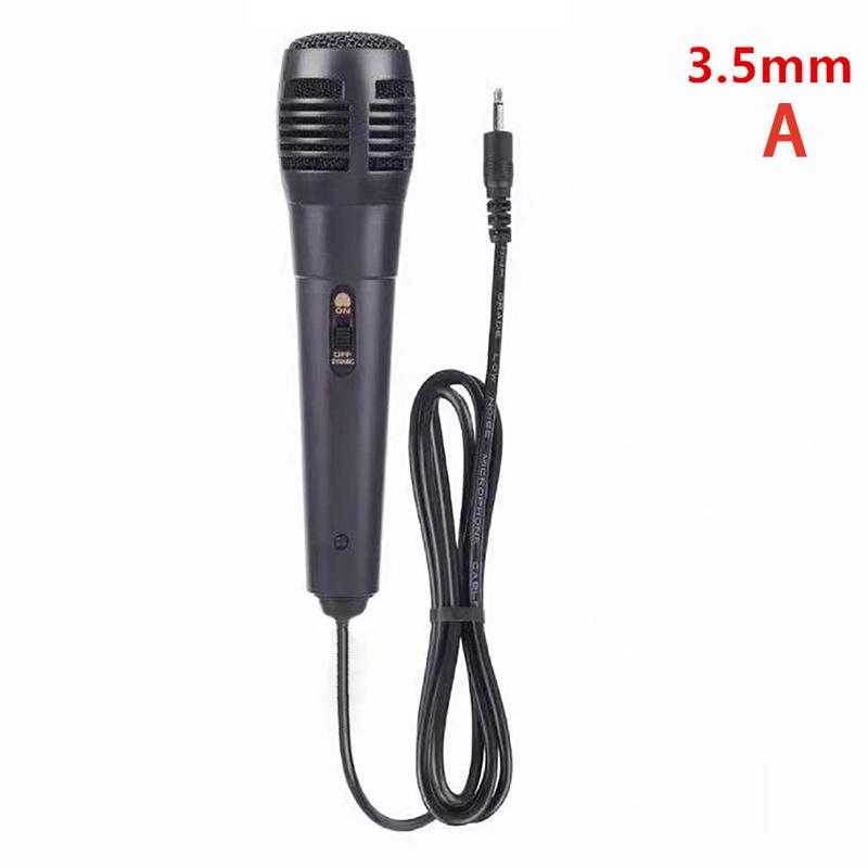 Профессиональный проводной динамический микрофон для караоке, вокальный микрофон 6,35 мм / 3,5 мм.