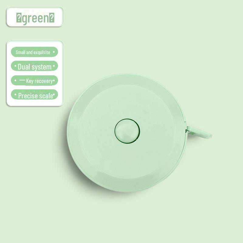 Портативная мягкая сантиметровая лента в скандинавском стиле длиной 1,5 м — идеально подходит для студентов и измерения одежды (Нога, Талия, Грудь).