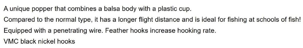 Rapala Skitter Pop Elite Floating Lure SPE75/GDNIA (9084)