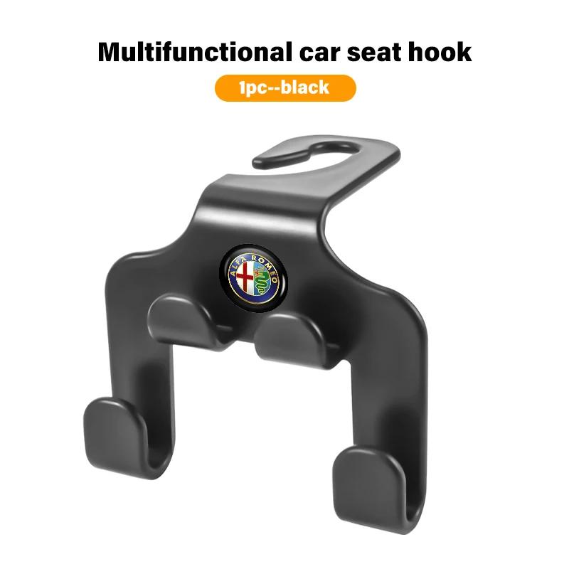 Car Stickers For Alfa Romeo For Alfa Romeo 1/2PCS Car Seat Headrest Hook Universal Phone Holder Handbag Hook Accessories 159 Giu